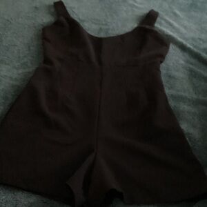 BCBGeneration Dark Sleeveless Jumpsuit